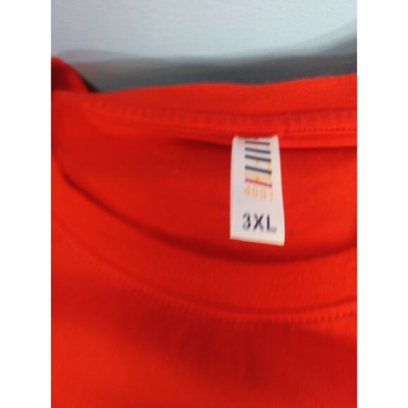 Trap Red T-shirt 3D Fifth Loop Embroidered Mens Size 3XL Goddess Snake Golden - Picture 8 of 13